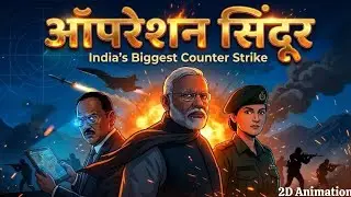 Kaise Bharat Ne Pakistan se Pahalgam Attack Ka Badla Liya | Operation Sindoor | 2D Animation
