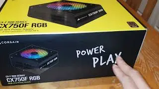 Corsair CX750F ARGB 750W Power Supply Unboxing