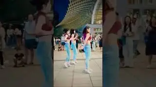 Singapore Marina Bay street dancing . #singapore #singaporedance #streetdance #shorts #dance