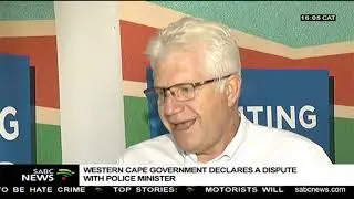 DA's Winde declares formal dispute with Police Minister Cele