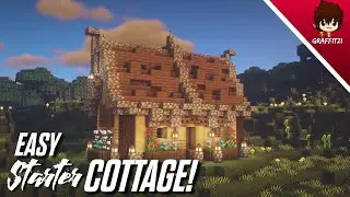 Extremely EASY and GOOD LOOKING STARTER HOUSE! | Build Tutorial | (Minecraft 1.16+)