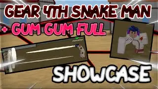 King Piece: Snake Man + Full Gum Gum Showcase | Gomu Gomu No Mi | Roblox