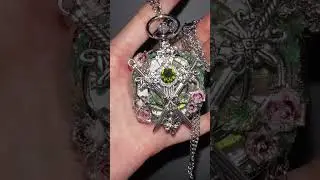 Is my jewelry really that weird? 🥲 #butteryfly #pocketwatch #jewellery #goth #alternative