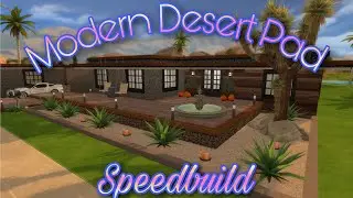 Modern Desert Pad |Speedbuild |Oasis Springs |Sims 4