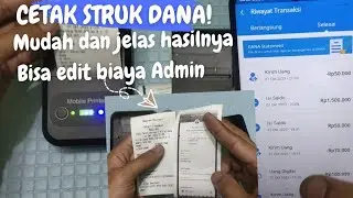 Cara Cetak Struk Transaksi DANA Pake Printer Bluetooth