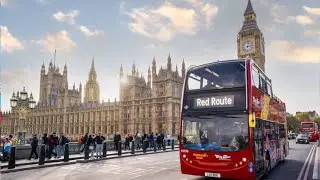 LONDON OPEN BUS RIDE | Tower bridge | St Paul's Cathedral | Westminster | Big Ben | Oxford Street