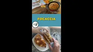 Focaccia bread, the easy way | Table For One  #food #cooking #vegan #focaccia #bread #shortscooking
