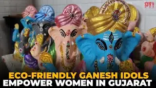 Women in Gujarat craft eco-friendly Ganesh idols, gain self-reliance through SHG initiative