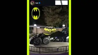 🔥🧃 Batman Ride as seen by Celebrity Rapper Tyga