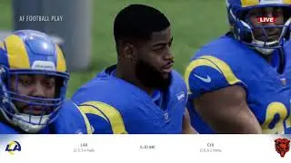 NFL LIVE🔴 Chicago Bears vs Los Angeles Rams Live Stream | Madden NFL 25 GAMEPLAY
