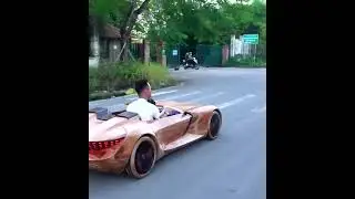 Dad Spends 2 5 month Building The Newest Audi cutting wood #wood #woodcar #woodproject 67