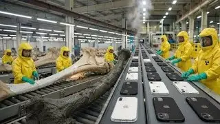 Inside a High-Tech Phone Case Factory : From Animal Bones to Steel-Hard Composite (Full Process)