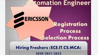 Ericsson Freshers Recruitment 2022 for Freshers | How to apply