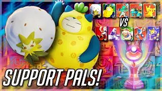 Support Pals! | Pok&eacute;mon Unite: TqTninja (Eldergoss) & ShortBreak (Snorlax) (Ranked Matches)