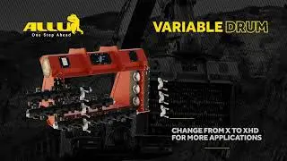 ALLU Variable Drum |  Screening Bucket with Fast Drum Change