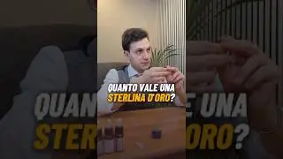 QUANTO VALE UNA STERLINA D&rsquo;ORO? #comprooro #comproororoma #oro18k #gioielli