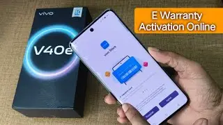 Vivo V40e 5G E Warranty Activation Online | How to activate warranty on your phone