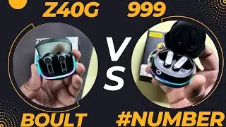 Boult Z40 Gaming vs Number Superbuds 999 |Top Gaming buds comparison 🔥 Under 1500 Gaming buds