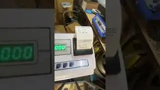 weighing scale  with auto print option and pendrive report option, Weighing scale with printer