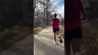 Katie 5x2 mile Workout Rep. 2 on C&O Canal Tow Path Trail in D.C./Glen Echo, MD-Sat. 8 November 2025