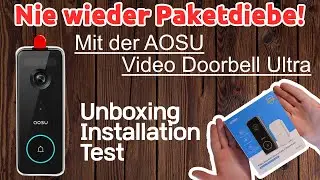 AOSU Video Doorbell Ultra & WiFi Homebase im Unboxing und Review! #smarthome