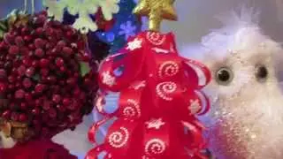 25 Days Of Christmas Crafts Day #18 | dollar tree ribbon tree