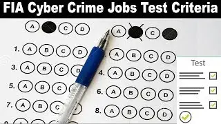 2019 - FIA Cyber Crime Jobs Test Criteria | Recruitment National Response Center for Cyber Crime FIA
