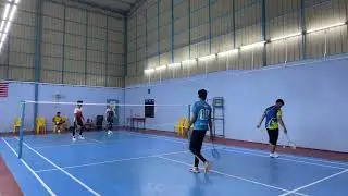 Sampai ptus tali raket😂 Mirul/Dik VS Jeniy/Qiu