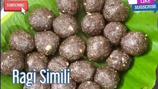 Ragi Simili Laddu/சுவையான ராகி சிமிலி/லட்டு/#recipe #tasty