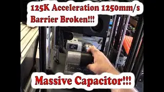 CELERITAS, Worlds Fastest 3D Printer Concept, 125K Acceleration 1250 mm/s Barrier Broken On 24V