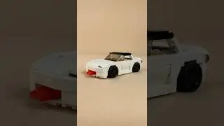 I Made A Mazda MX-5 with Pop Up Headlights! #lego #legocars Idea originally from @KoenkunBricks !