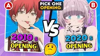 🎶 2010s vs 2020s Anime Openings 🔥 Which Decade Had the BEST Openings? | Anime Quiz!