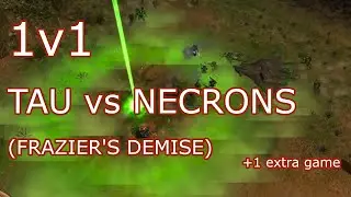 Dark Crusade rivals! Tau vs Necrons, 1v1 on Frazier's Demise | Dawn of War: Soulstorm