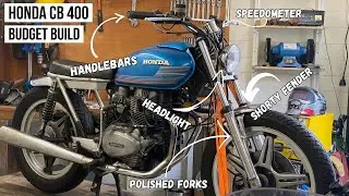 Honda CB 400 Budget Build Gets A Front End Transformation