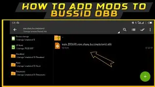 HOW TO ADD MODS TO BUSSID OBB/TUTORIAL / STEPS