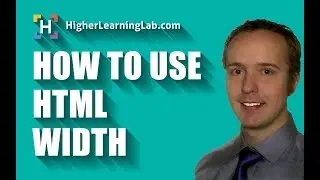How to use HTML Width and why you should use CSS instead