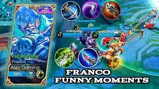 Franco Funny Gameplay | with kenzy Damage builds | Alex Gaming #mlbb #alexgaming #mlbbfranco