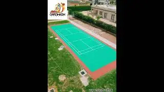Tennis Court Acrylic | Outdoor Tennis Court Area | Acrylic Court Installing in Pakistan.