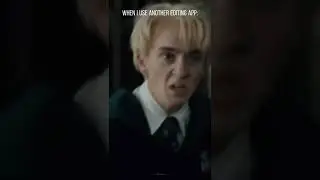 FACTS! IM NEVER USING A DIFFERENT EDITING APP!
