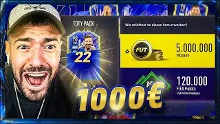 FIFA 22: 1.000&euro; in TOTY Packs das bekommst du.. (Ohne Spoiler) 🤡🤡 EXPERIMENT !!