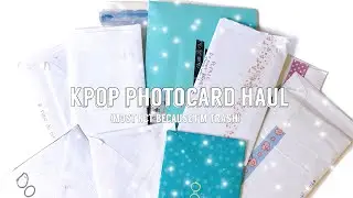 Kpop Photocard Haul (Mostly NCT) (Asmr?) ♡