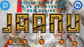 glass font editing | new glass font editing 2022 | ps cc editing tutorial | fardeen designer
