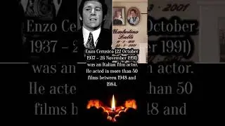 Enzo Cerusico 22 October 1937 &ndash; 26 November 1991