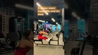 It always seems impossible until it's done ✅ #motivation  #youtubeshort #fitnessmotivation
