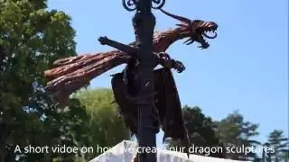 Creating Metal  Dragon Sculpture