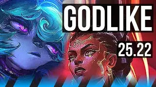 VEX vs MEL (MID) | 15/3/5, Godlike | EUW Diamond | 25.22