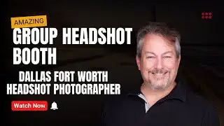 Group Headshot Booth Experience - Dallas Fort Worth Conference Headshot Photographer