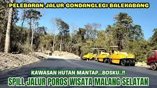 Update Kondisi Jalur Wisata Malang Selatan‼️Pelebaran jalur Gondanglegi Balekambang