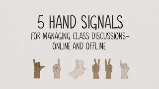Using Hand Signals for More Equitable Discussions