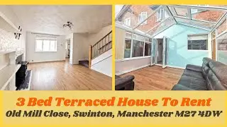 3 Bed Terraced House To Rent Old Mill Close, Pendlebury, Swinton, Manchester M27 4DW